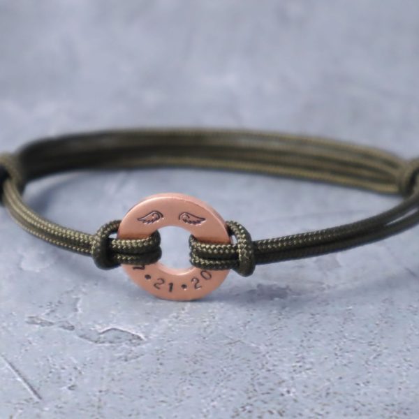 Stillborn Gifts for Parents: The Customized Copper Washer Bracelet